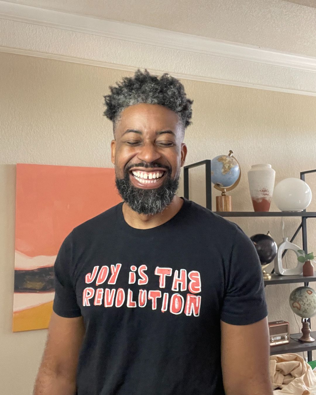 Black "Joy is the Revolution" Unisex t-shirt