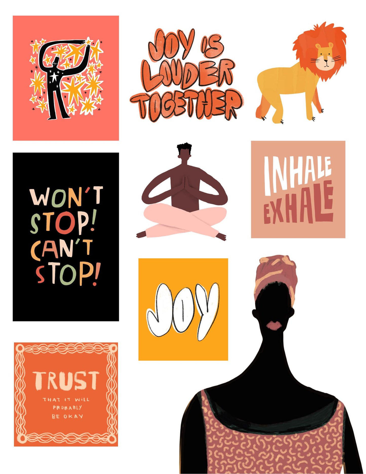 Joy is the Revolution Printable Collage Kit