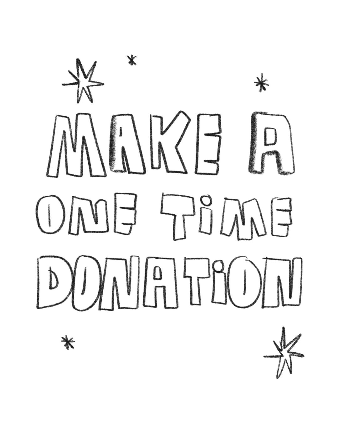 One Time Donation