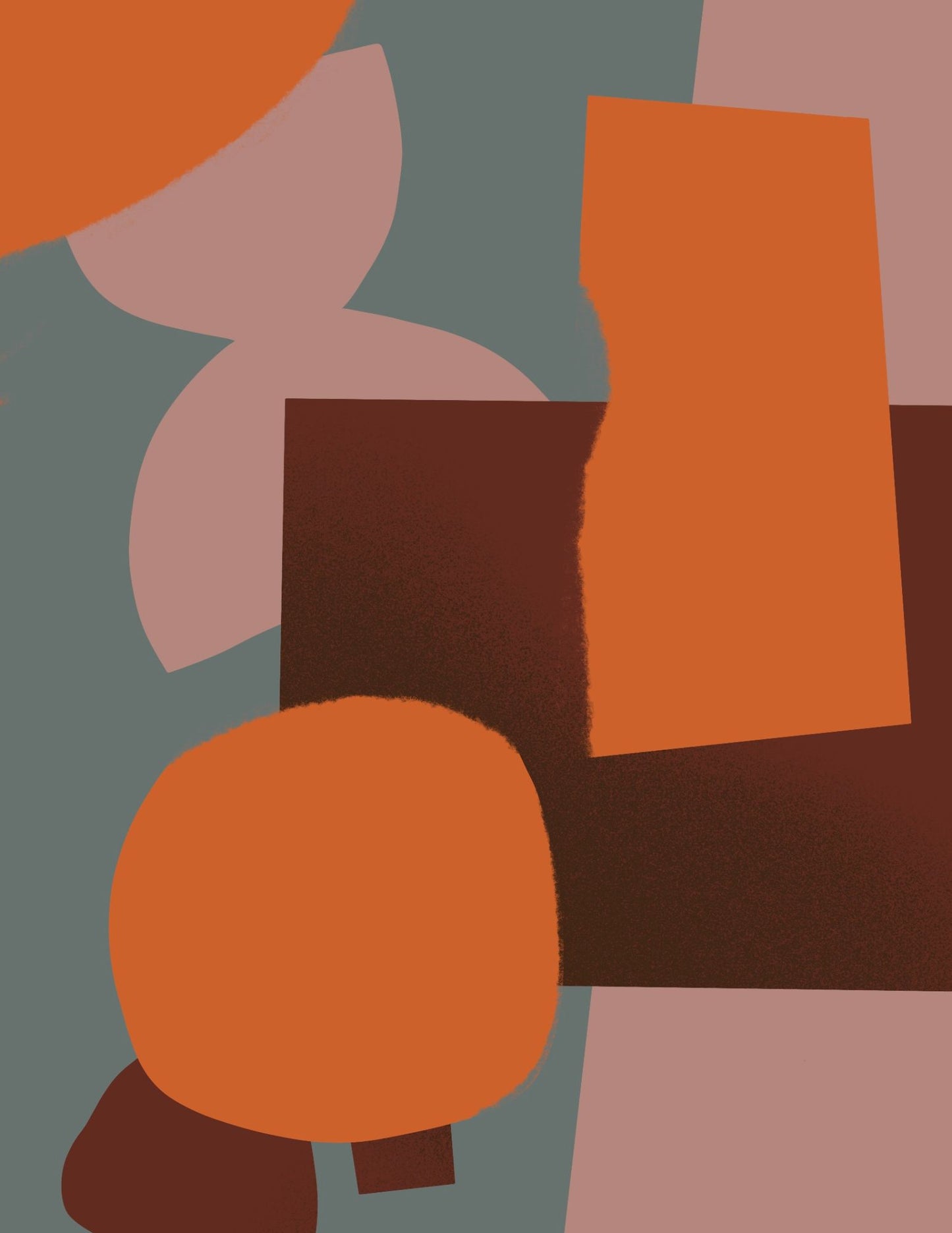 PREORDER "Between Here and There" Abstract Art 4 Print Set
