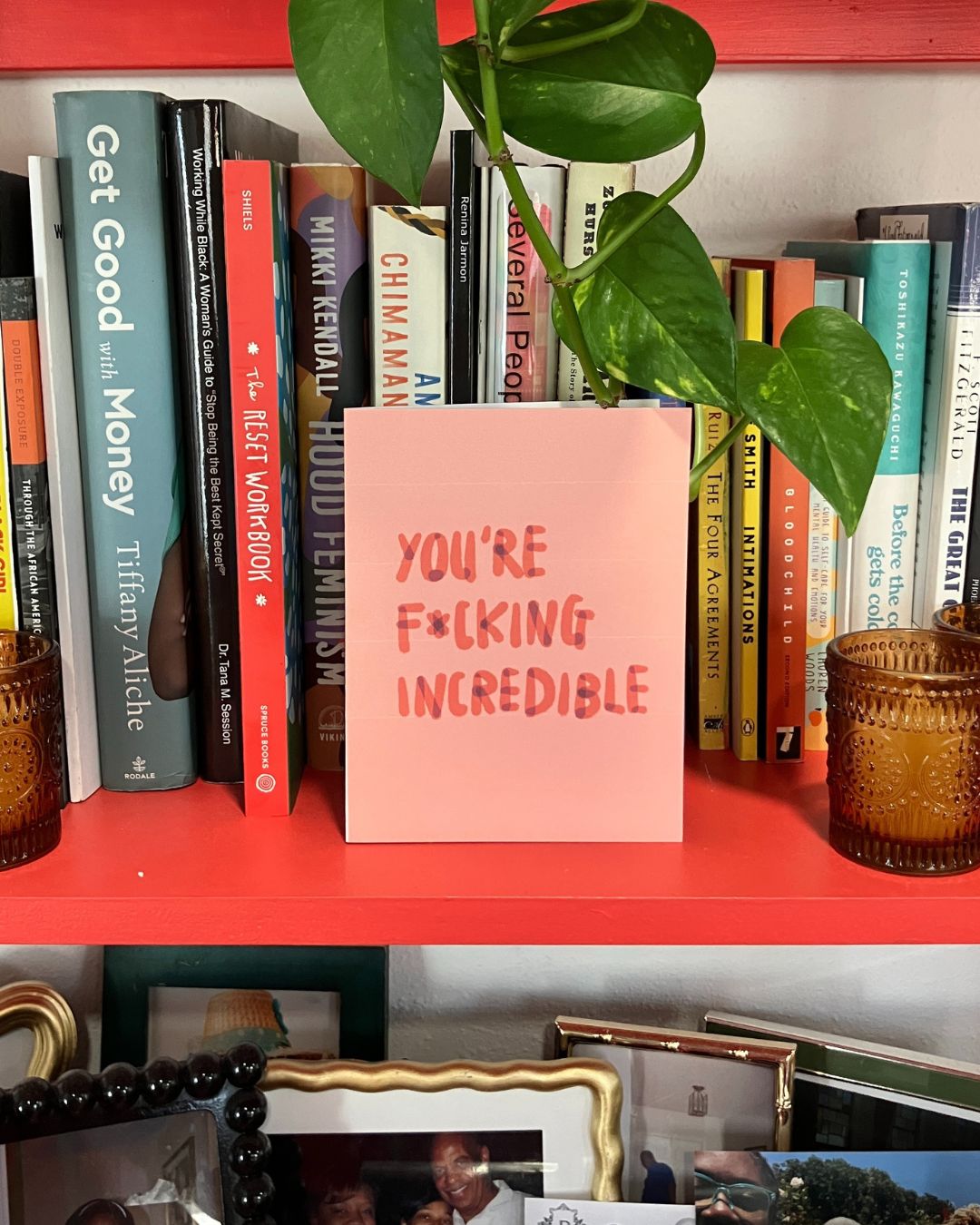 "You're F*cking Incredible" Greeting Card