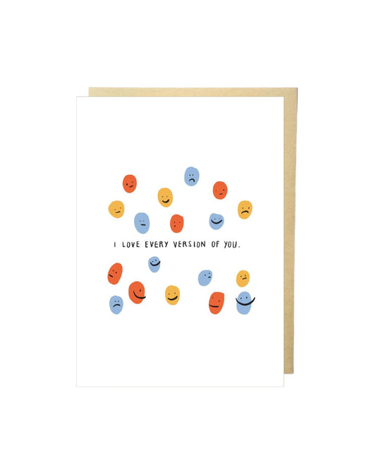 PREORDER "I Love Every Version of You" Flat Greeting card