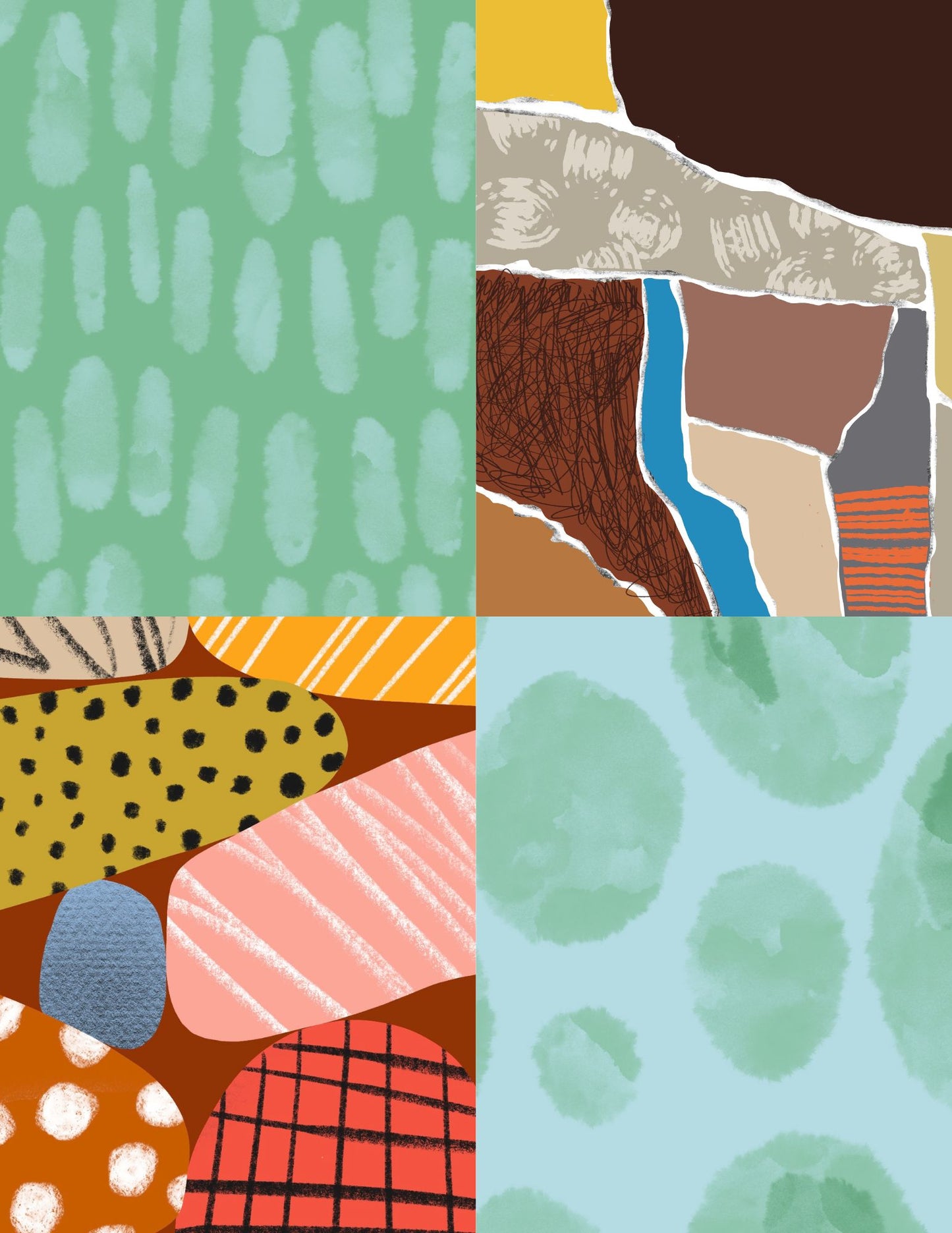 Joyful Backdrops Printable Collage Kit