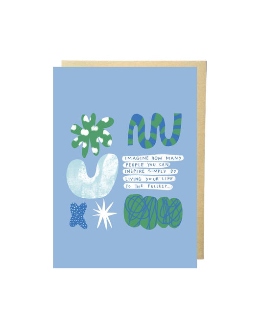 PREORDER "Imagine How Many" Flat Greeting Card
