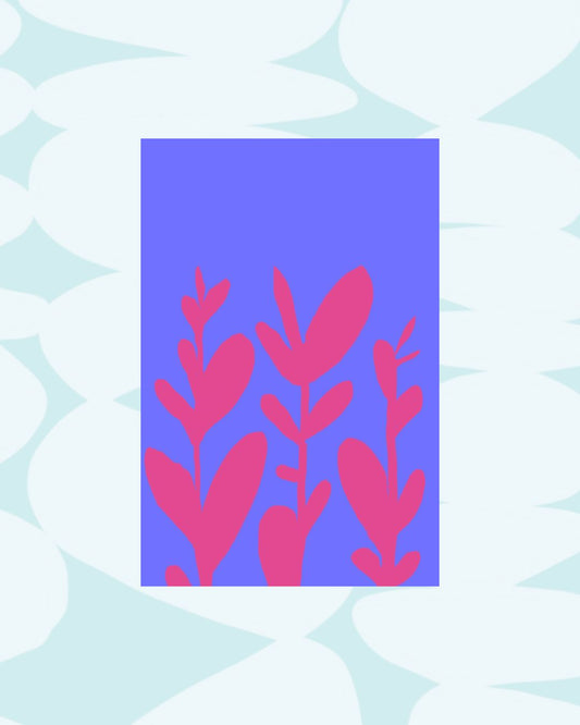 "Pink Vines" Mini Art Print