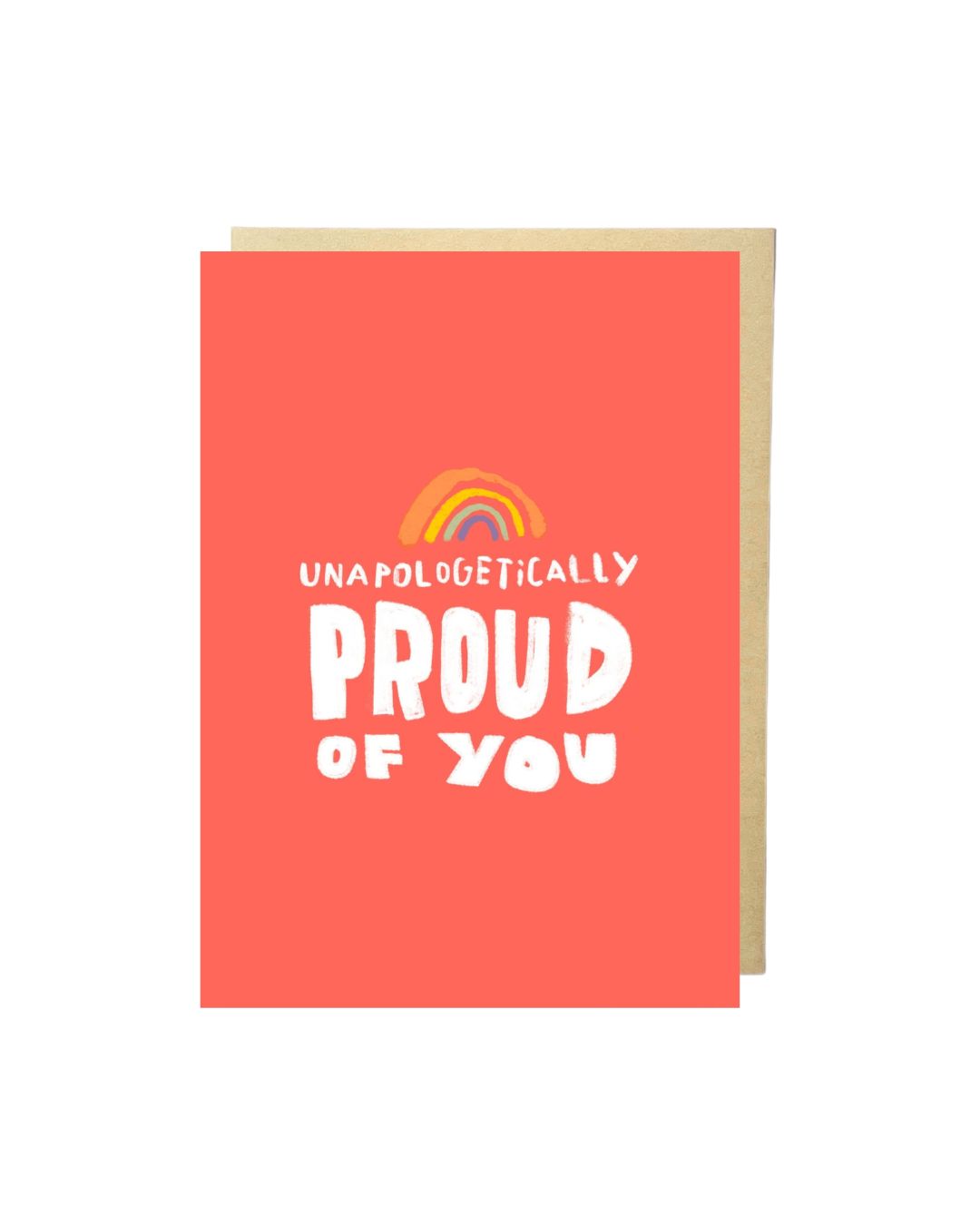 PREORDER “Unapologetically Proud” Flat Greeting Card