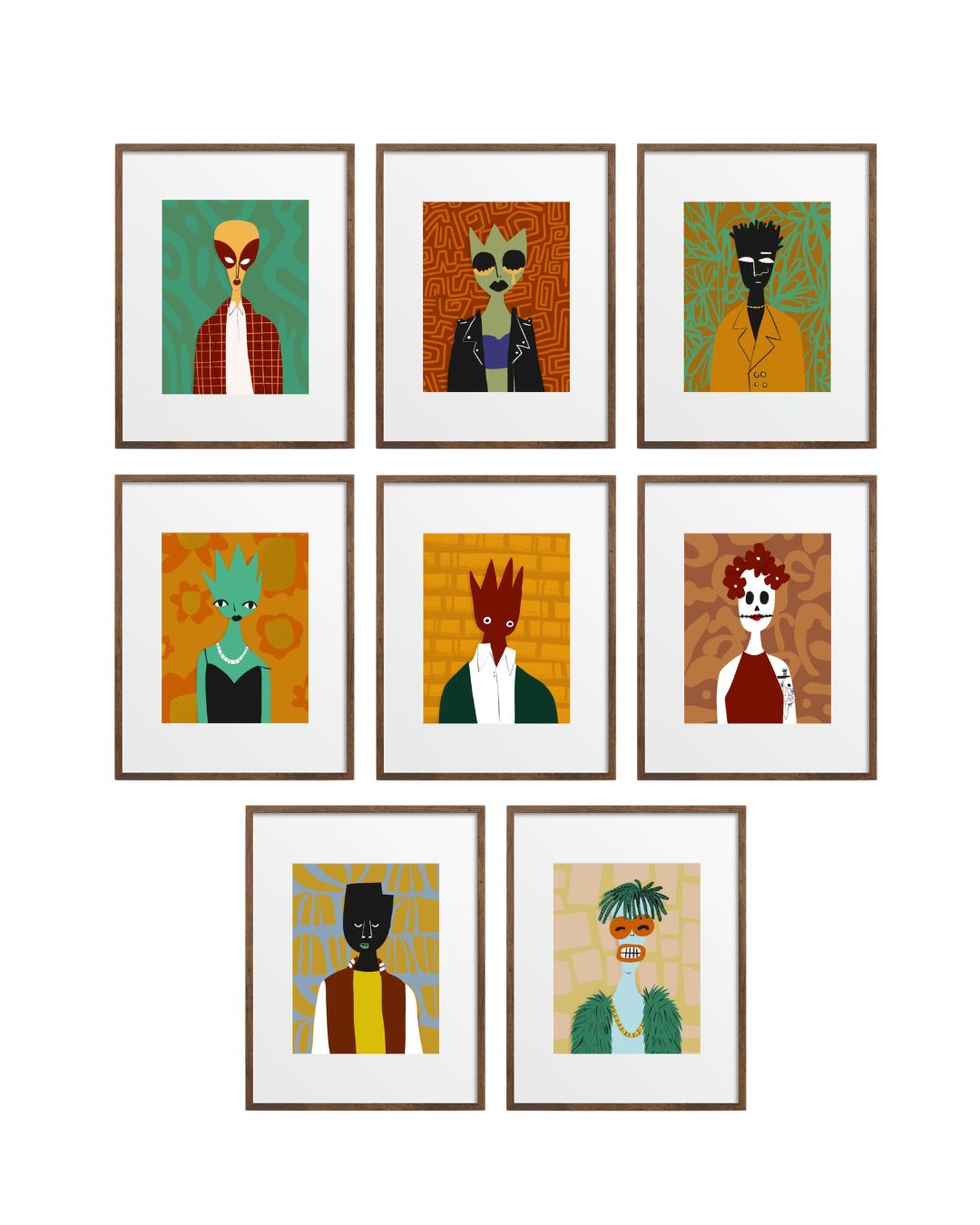 PREORDER "All My Favorite People are Aliens" 8 Print Set