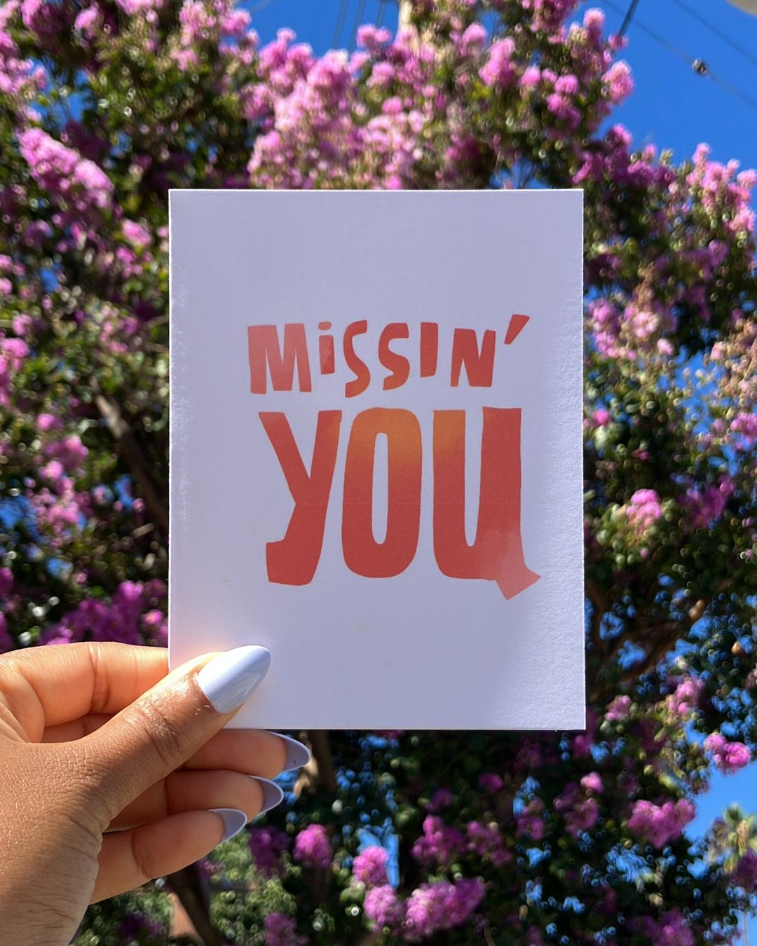 "Missin' You" Greeting Card