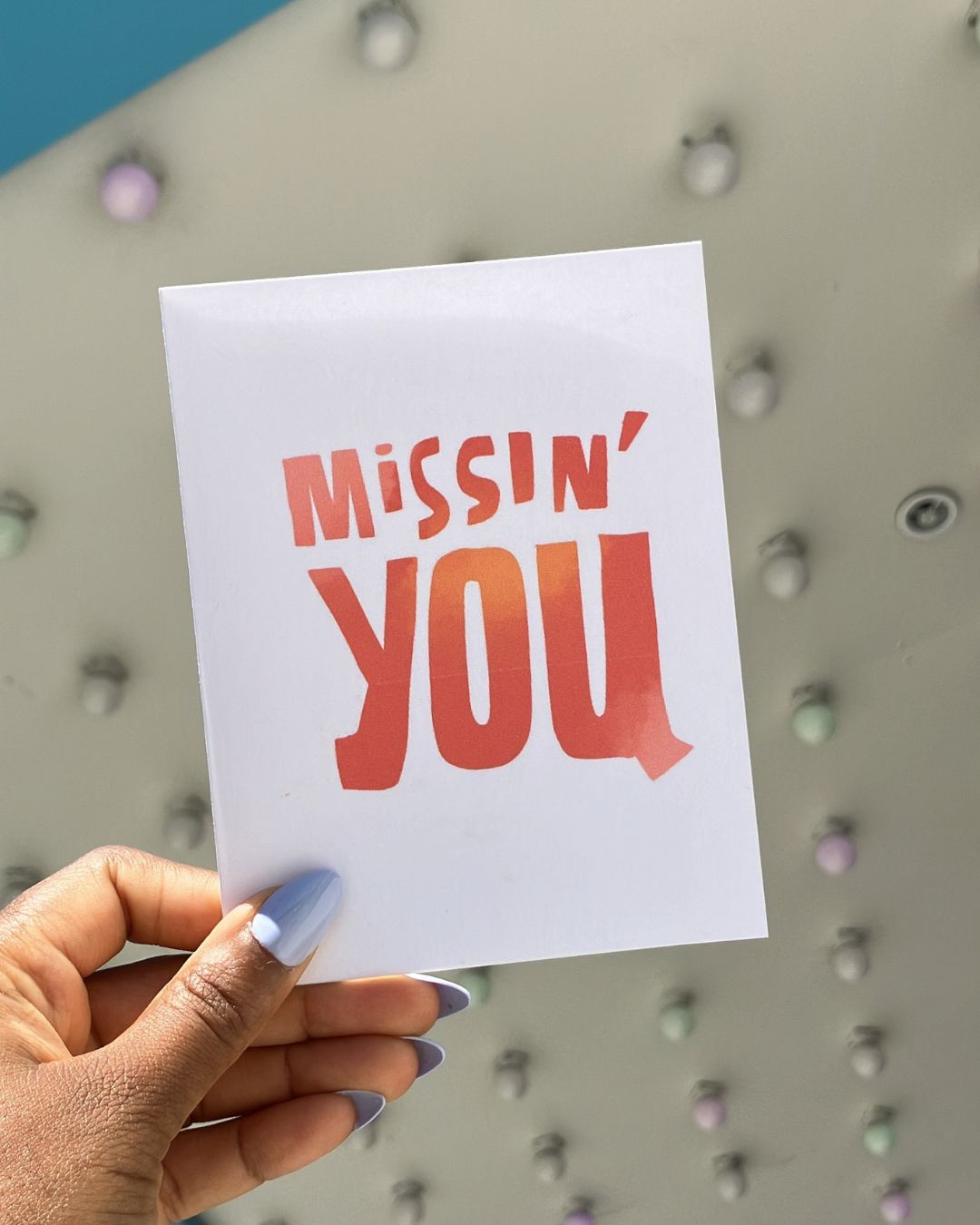 "Missin' You" Greeting Card