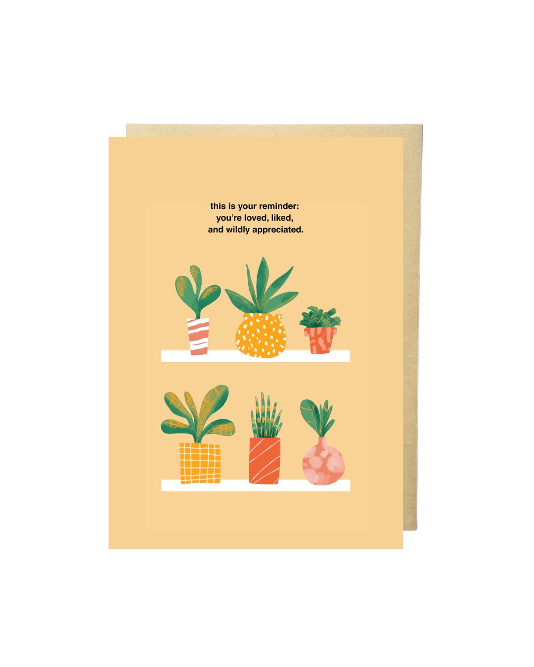 PREORDER "Wildly Appreciated" Flat Greeting Card