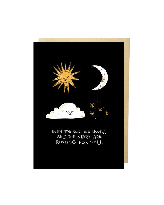 PREORDER “Rooting For You” Flat Greeting Card