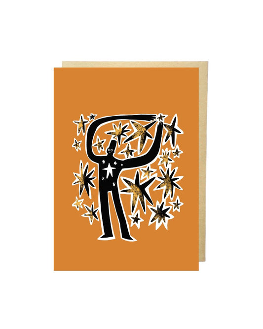 PREORDER “Reach for the Stars” Flat Greeting Card