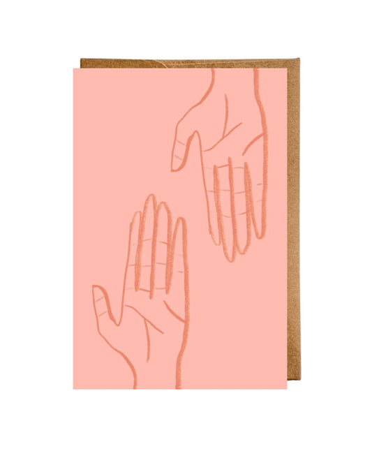 PREORDER "Reaching Out" Flat Greeting Card