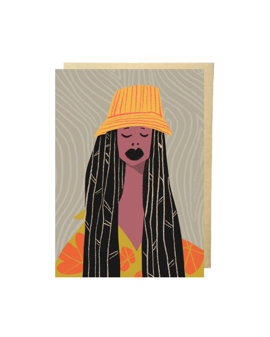 PREORDER “Comfortable in My Skin” Flat Greeting Card