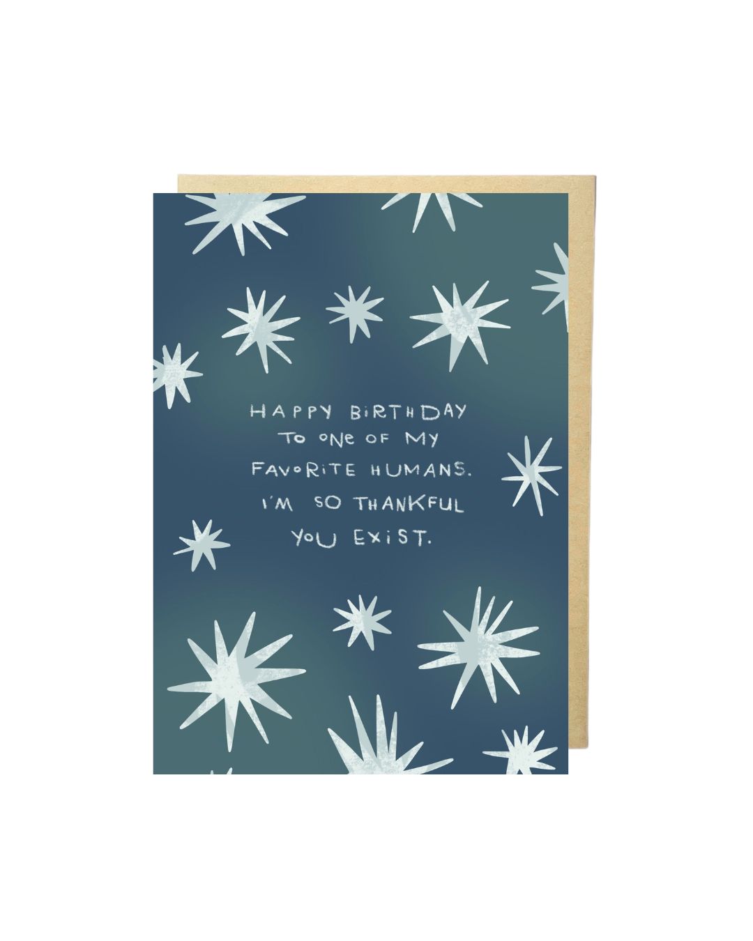 PREORDER “One of My Favorite Humans” Flat Greeting Card