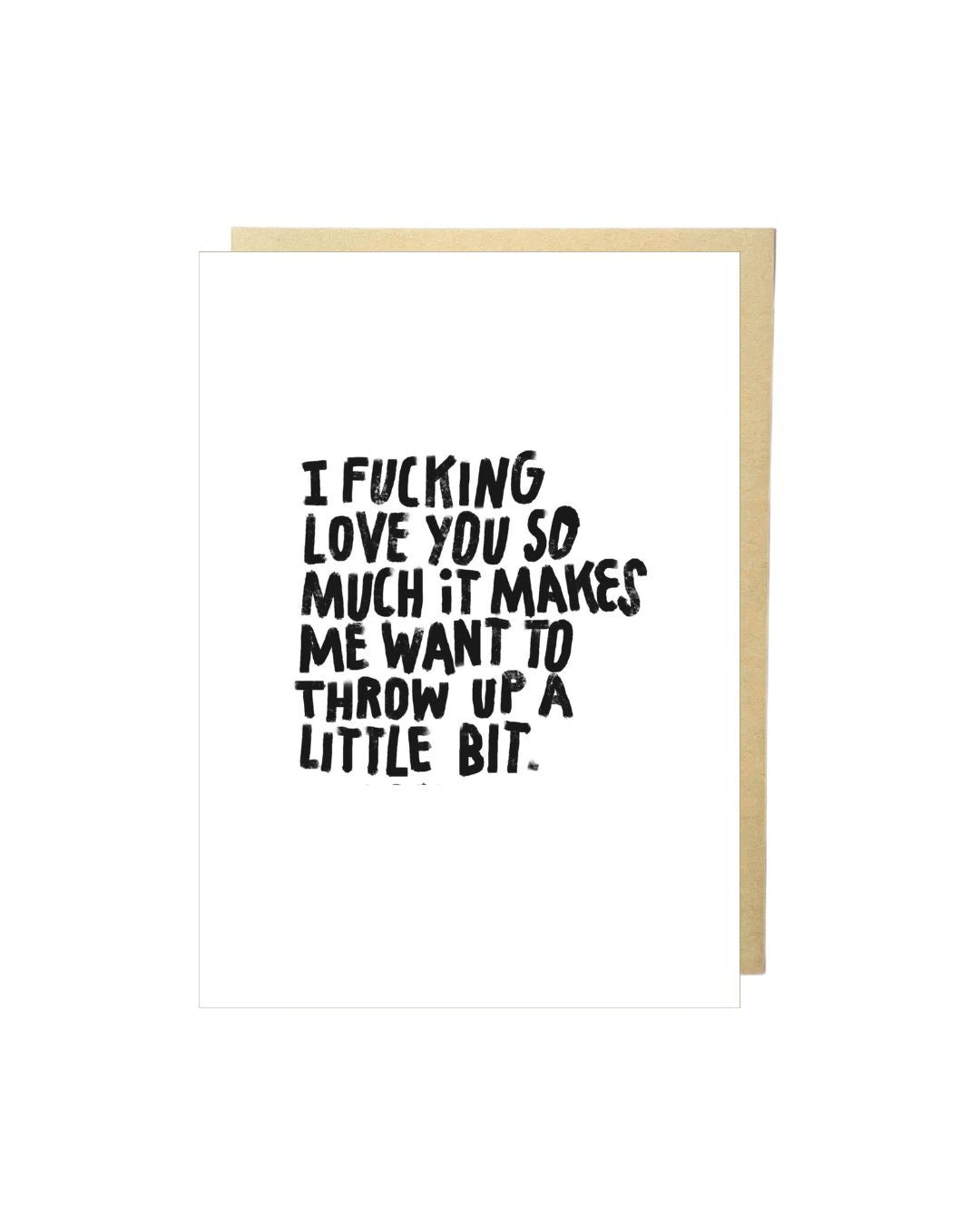 PREORDER “I Love You So Much” Flat Greeting Card