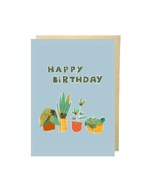 PREORDER “Plant Parent Birthday” Flat Greeting Card