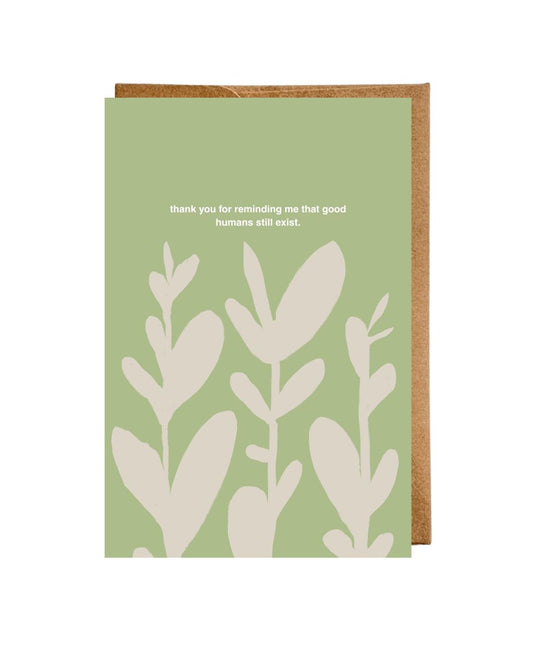 PREORDER "Thank You For Reminding Me" Flat Greeting Card