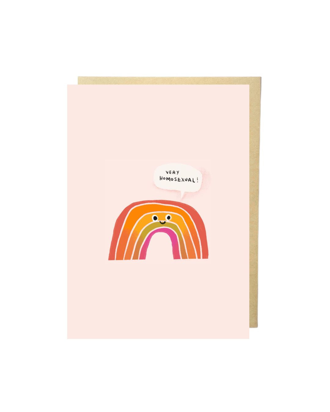 PREORDER “Very Homosexual” Flat Greeting Card
