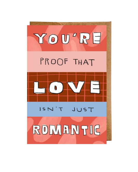 “Proof of Love” Flat Greeting Card