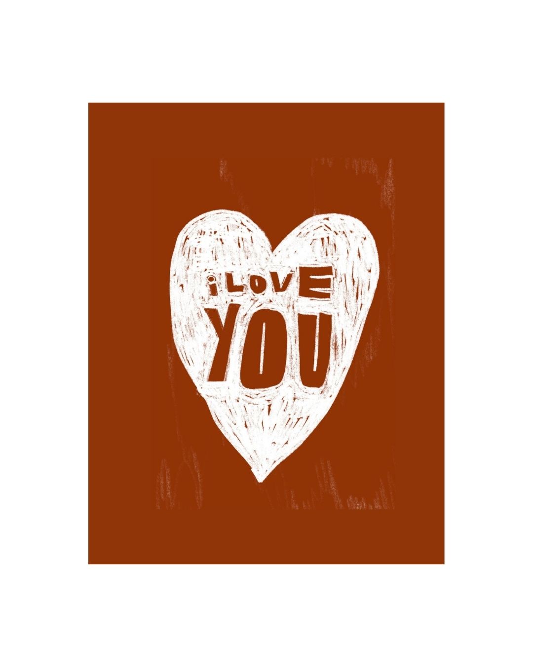 PREORDER "I Love You" Art Print