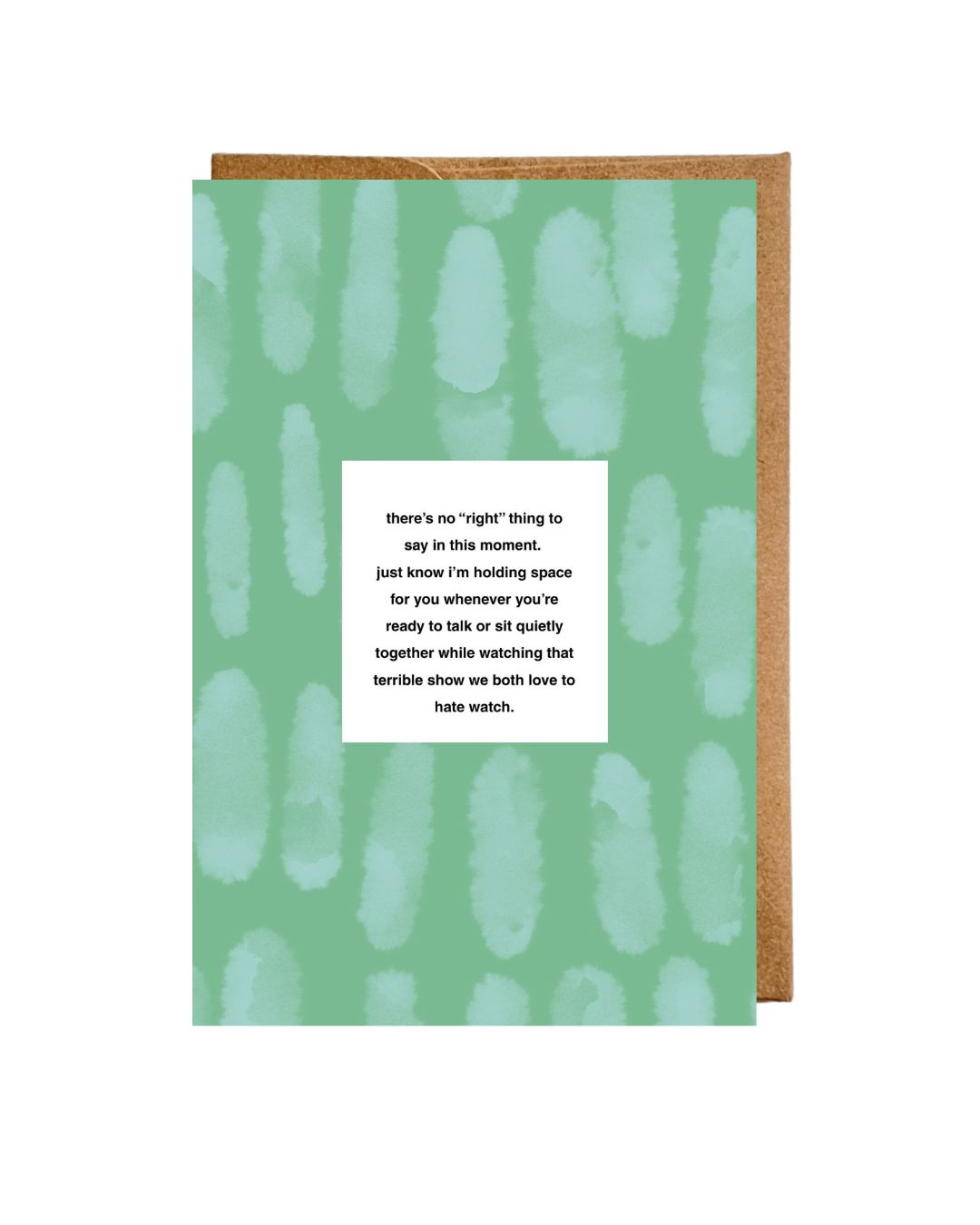 PREORDER "Holding Space" Flat Greeting Card