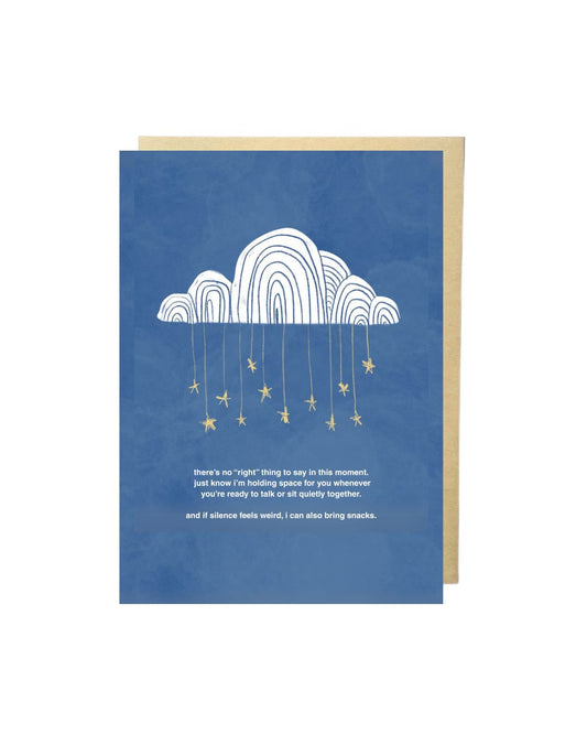 PREORDER "Holding Space" Flat Greeting Card