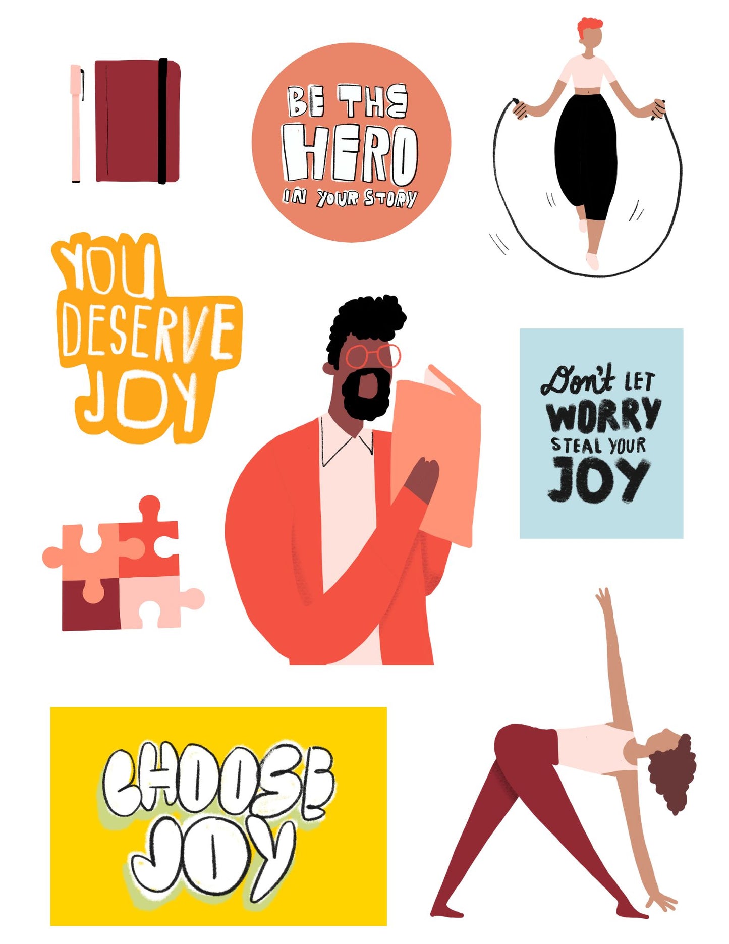 Joy is the Revolution Printable Collage Kit