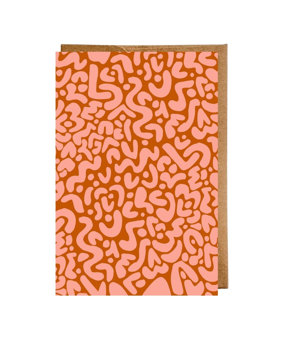 PREORDER “Squiggly Wiggly” Flat Greeting Card
