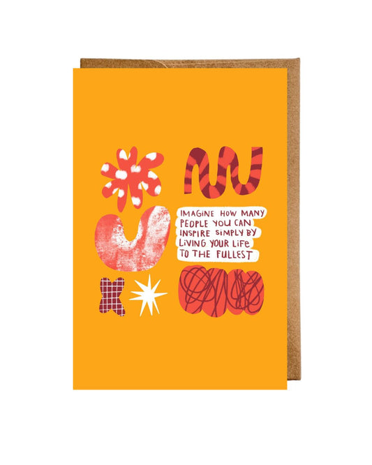 PREORDER “Imagine” Flat Greeting Card