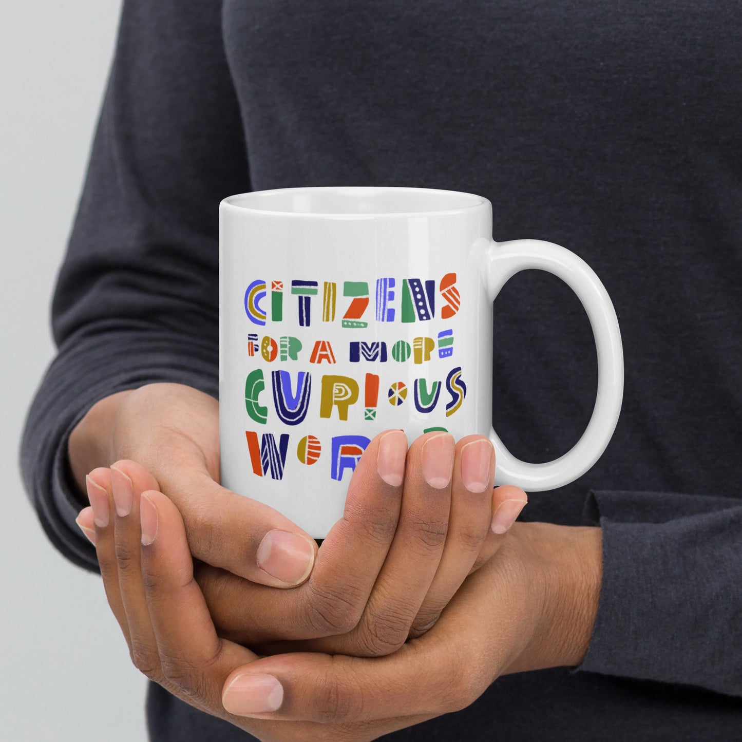 Citizens For a More Curious World White 11 oz. Mug
